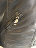 Pre Loved Dolce  & Gabbana calf leather black zipped Jacket - Size S