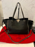 Pre Loved Valentino Garavani Rockstud Leather Tote Bag (excellent)