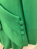 The Fold London Amberley Vivid Green Crepe Two Piece uk12 (new)