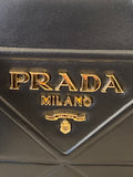 Pre Loved Prada Black Small Symbole Leather Tote Bag (new)