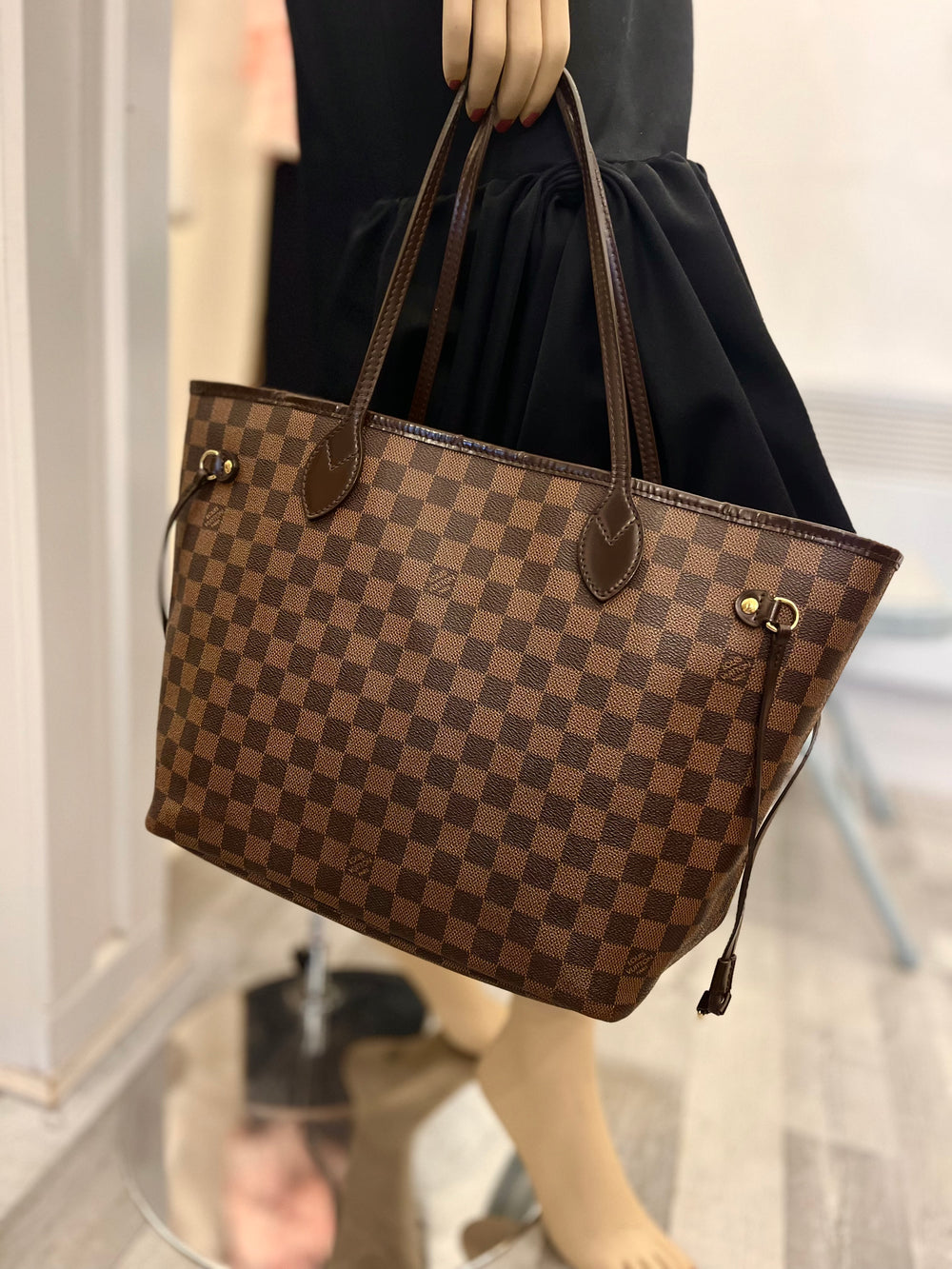 Pre Loved Louis Vuitton Vintage Damier Ebene Neverfull MM