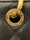 Pre Loved Chanel GST Grand Shopper Tote in Black Cavier Leather - Excellent