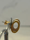 Pre Loved Hermes H-Pop Earrings in cream (excellent)