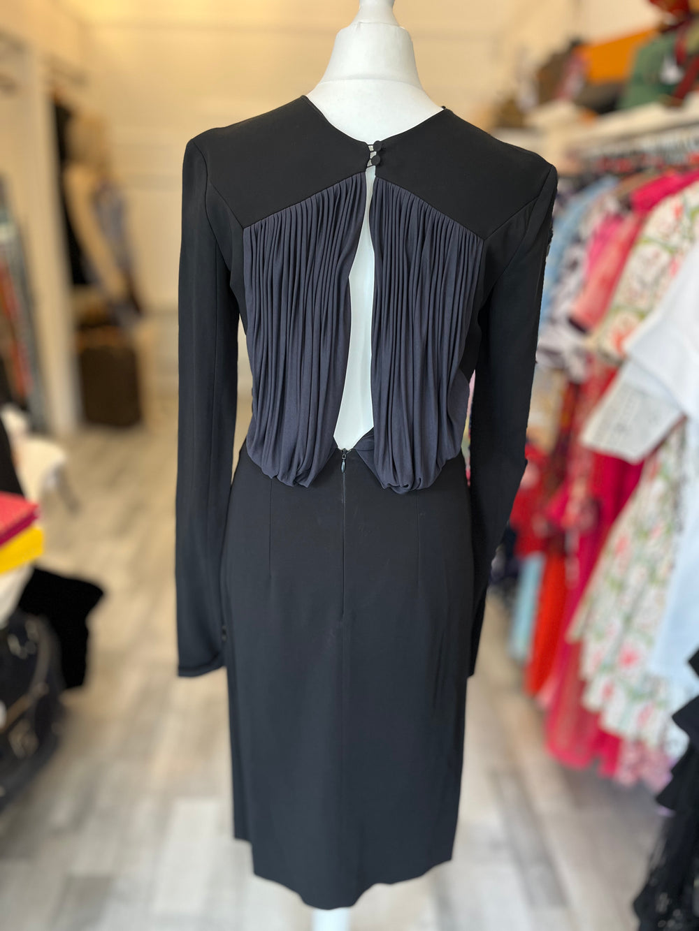Pre Loved Yiqing Yin Pleated Dress UK8 (New)