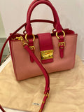 Pre Loved Miu Miu Pink Madras Two Way Bag