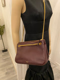 Pre Loved Mulberry Oxblood Winsley Bag