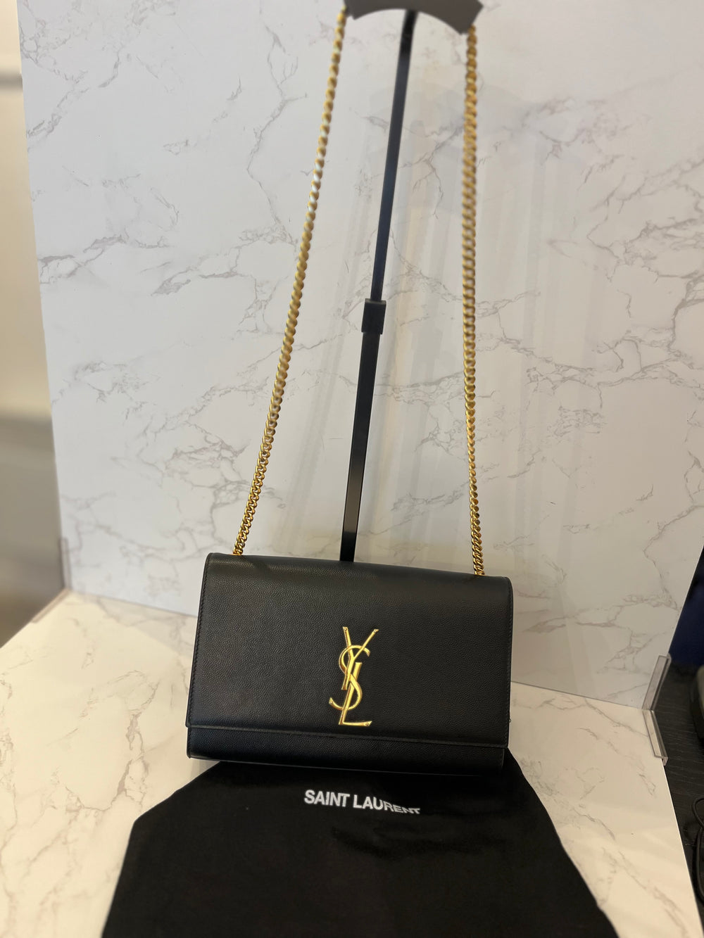 Pre Loved Yves Saint Laurent Kate Bag in Black
