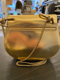 Chloe Small Drew Crossbody Bag in Gold