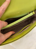 Pre Loved Michael Kors Soho  Studded Handbag in Green Leather (excellent)