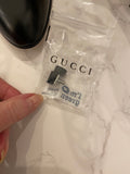 Gucci Plume Black Lattice Heeled Boots UK 7.5 (new)