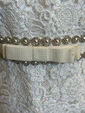 Pre Loved Self Portrait White Lace & Crystal Mini Dress UK 10 (New)