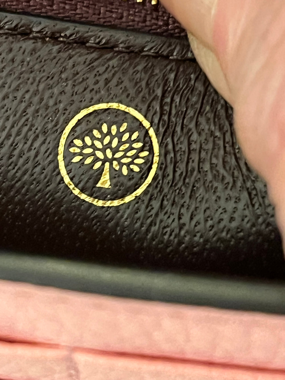 Pre Loved Mulberry Wallet Purse in Rose Pink Leather (As New)