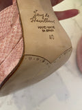 Terry de Havilland Pink Platform Sandals UK 7 (new) **reserved J**