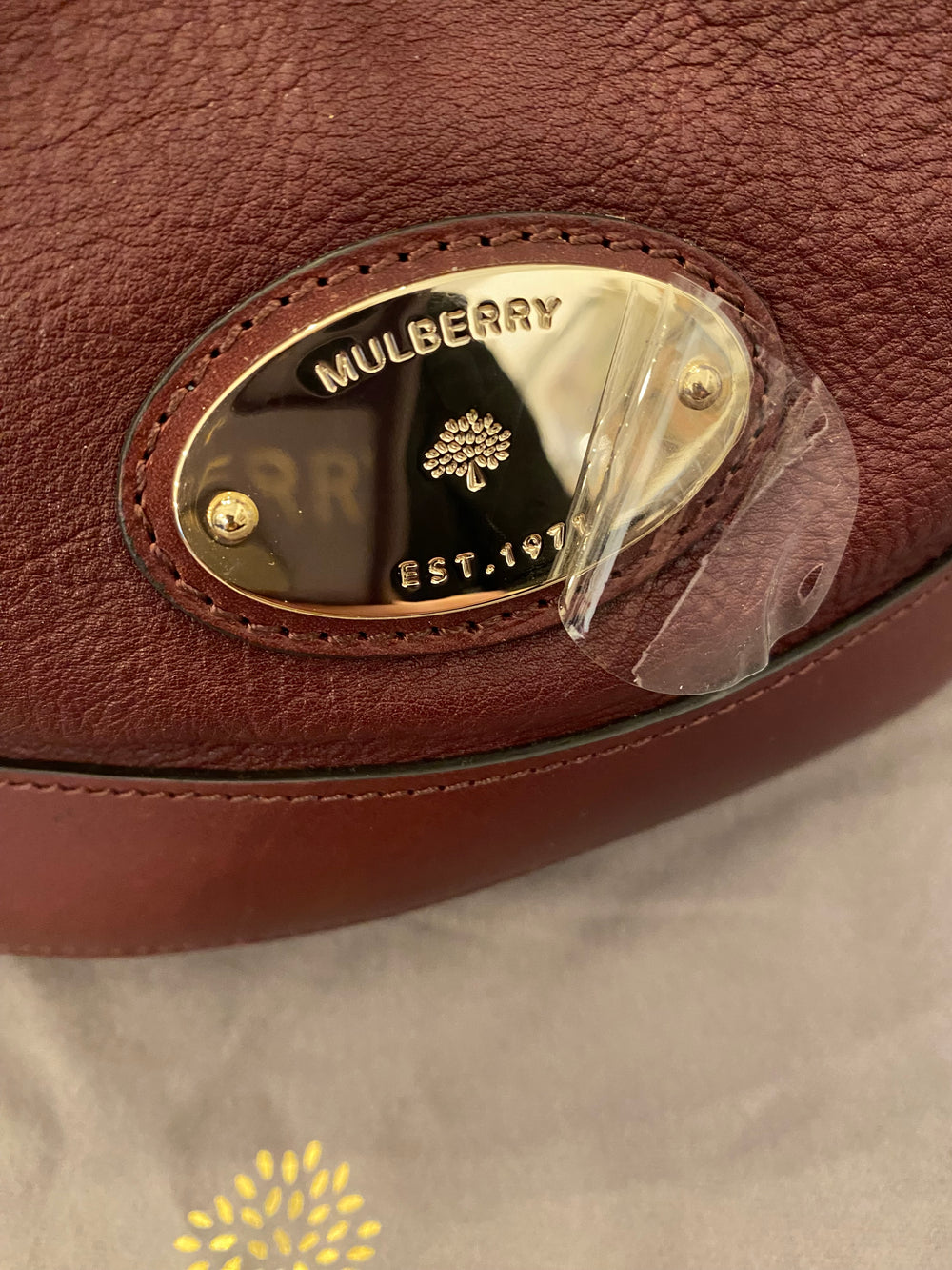 Pre Loved Mulberry Jamie in Oxblood Leather - NEW