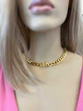 Pre Loved Dior Danseuse Etoile gold finish choker necklace (excellent)