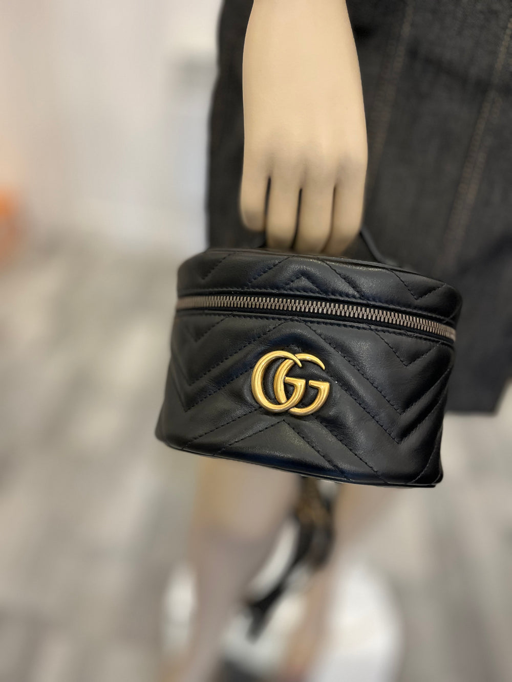 Pre Loved Gucci Marmont Small Backpack with Top Handle (pristine as new)