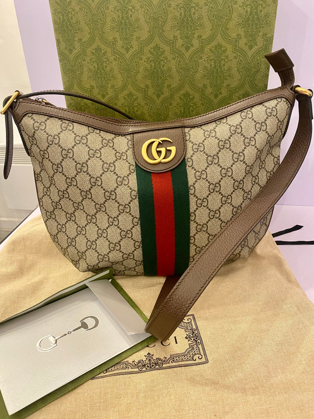 Pre Loved Gucci Ophidia Small Crossbody (as new)