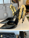 Saint Laurent Edie black heels UK 6.5