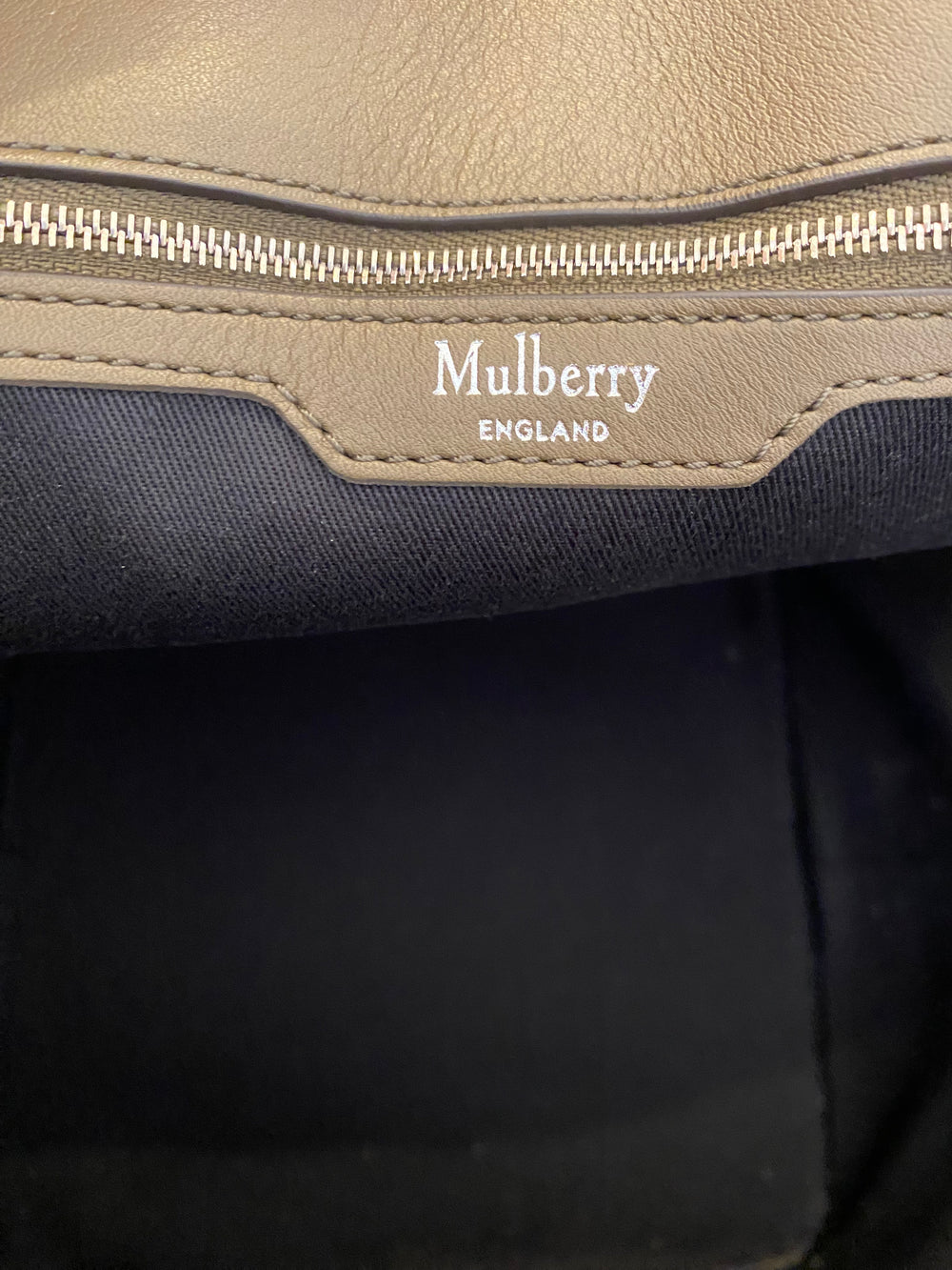 Pre Loved Mulberry Camden Shopper in Dark Palm (excellent)