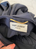 Pre Loved  Saint Laurent Black Silk Neck Tie top Uk 8
