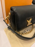 Pre Loved Louis Vuitton Twist MM in Black Leather (excellent)