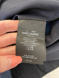 Pre Loved  Saint Laurent Black Silk Neck Tie top Uk 8