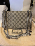 Gucci Dionysus Medium GG Supreme Coated Canvas Shoulder/Crossbody Bag
