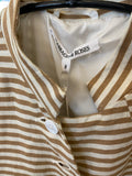 Cabbages & Roses Linen Beige Stripe Coat UK8 (new)