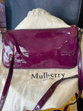 Pre Loved Mulberry Kristen Crossbody in Purple Patent