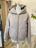 Miu Miu Stone Padded Zipped Jacket  IT 42 (UK 10) - NEW