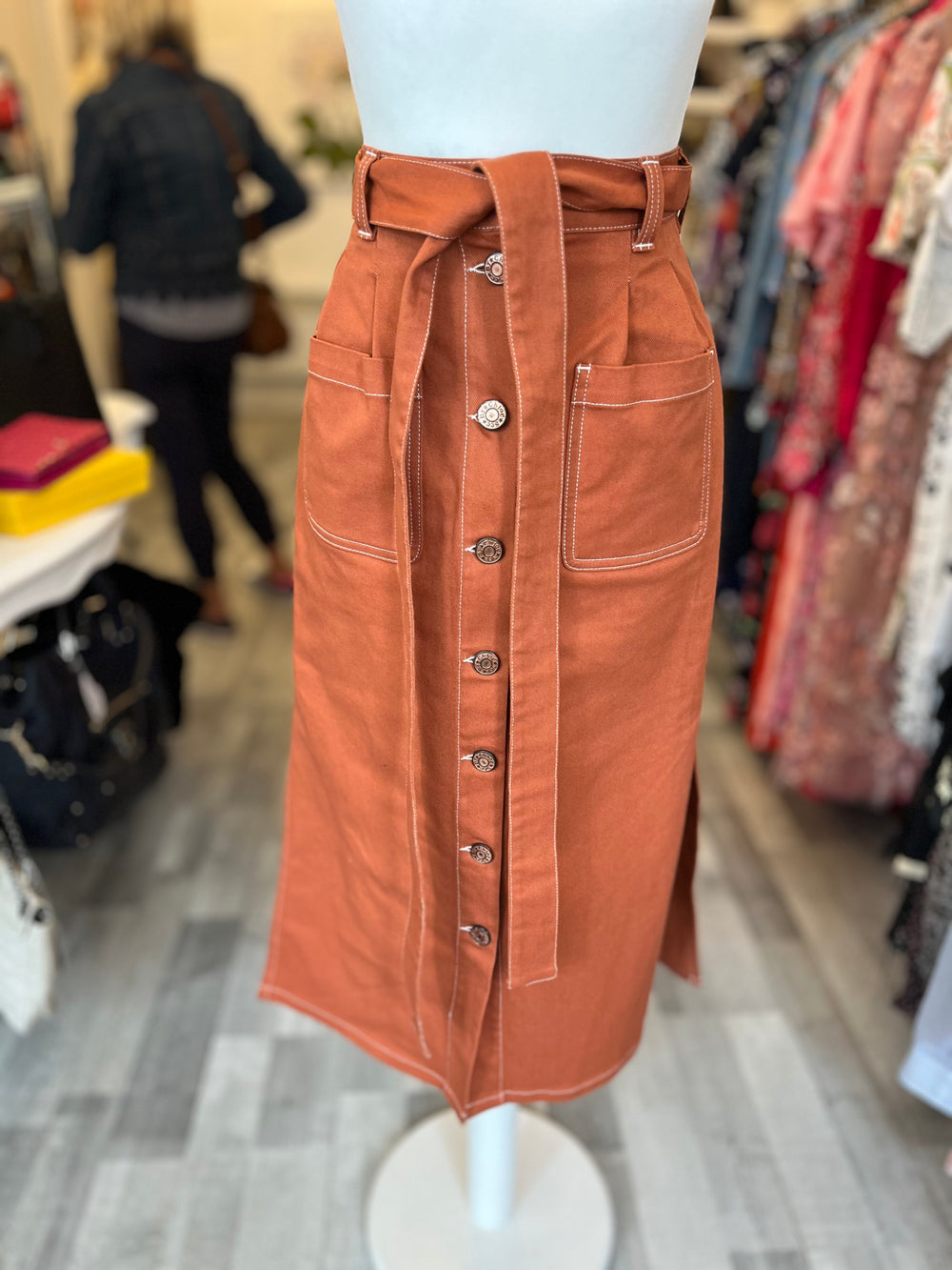 Pre Loved See by Chloe Button Front Skirt
