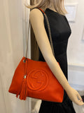 Pre Loved Gucci Orange Soho Hobo Bag