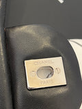 Pre Loved Chanel Double Flap Jumbo in Black Leather (excellent) **reserved**