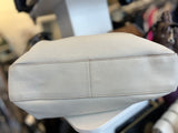 Pre Loved Prada Vitello White Leather Shoulder Bag ** reserved EK*+
