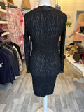 Dolce & Gabbana Black Stretch Lace Dress M