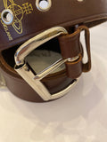 Pre Loved Vivienne Westwood Brown Leather Belt size M