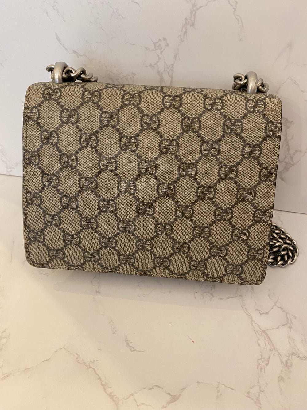 Pre Loved Gucci Dionysus GG Supreme Canvas Shoulder/Crossbody Small Bag