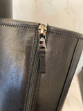 Pre loved Prada Black leather Boots Size  UK4 (fit UK5)