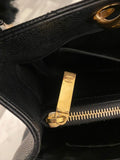 Pre Loved Chanel GST Grand Shopper Tote in Black Caviar Leather