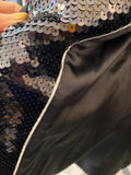 Pre Loved Dolce & Gabbana Sequin Black Jacket size 38/6 uk (excellent)