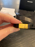 Saint Laurent YSL Double Wrap Bracelet Small