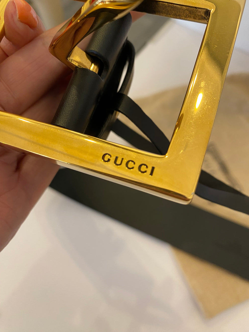 Pre loved gucci belt on sale