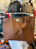 Mulberry Dorset Tote in Oak Soft Nappa Leather with Pouch