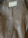 Pre Loved Chanel Jacket in Navy, Red and Cream size 36 uk8 (excellent)
