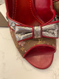 Pre Loved Louis Vuitton Monogram Cherry Blossom Heels UK 4