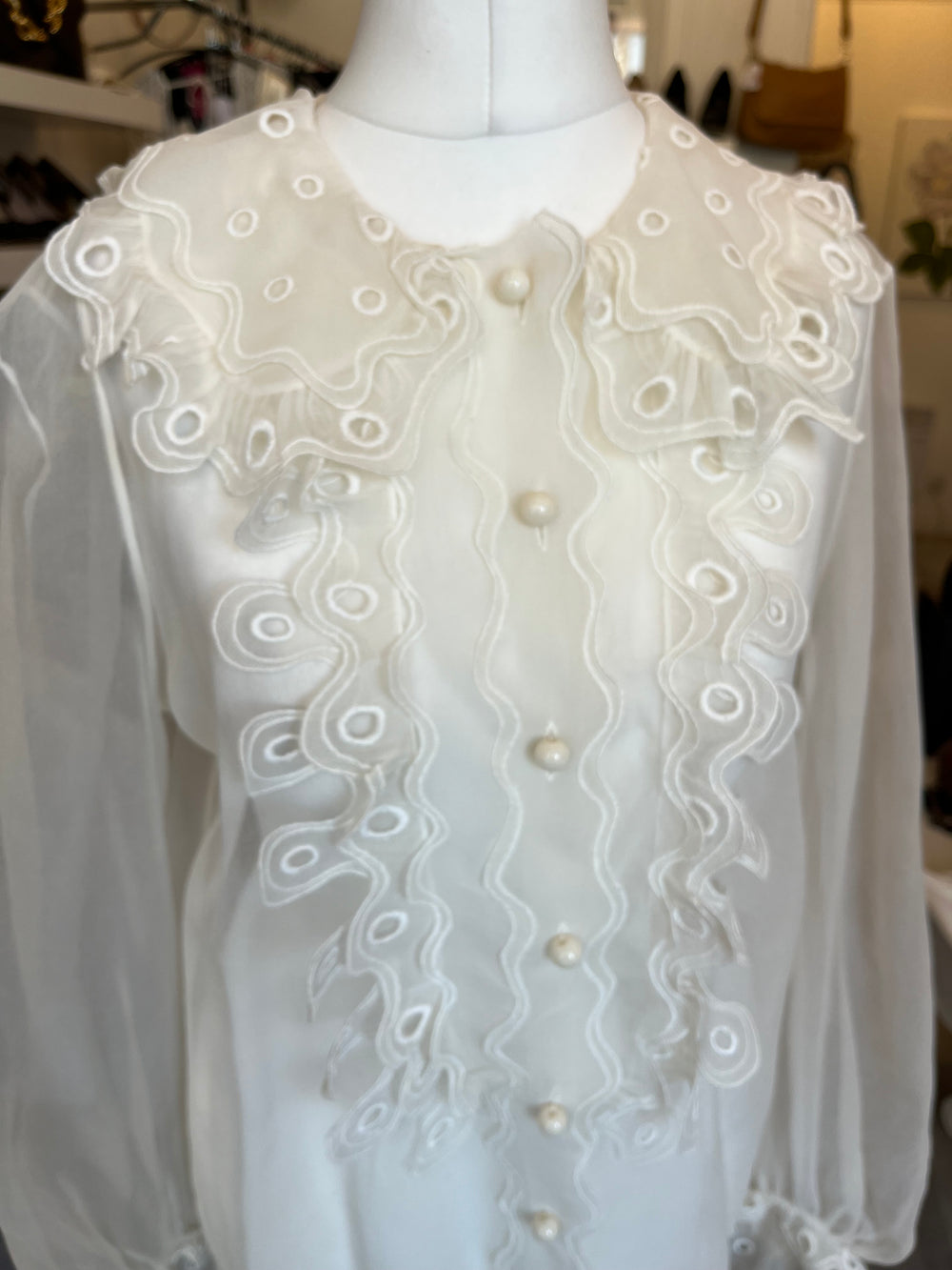 Pre Loved Chloe 100% Silk Floaty Top (excellent)