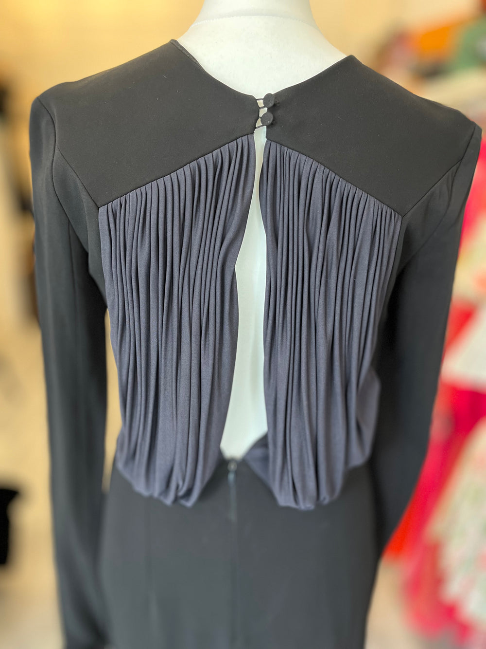Pre Loved Yiqing Yin Pleated Dress UK8 (New)