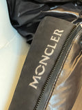 Moncler Grenoble Black Down Jacket With Hood & Fur Cuffs Size 3 fits UK 12-14