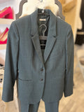 Hermes Vintage Forest Green Wool Trouser Suit FR36 UK 8