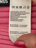 Jacquemus Pink Ribbed Cardigan Fr 34 UK 6
